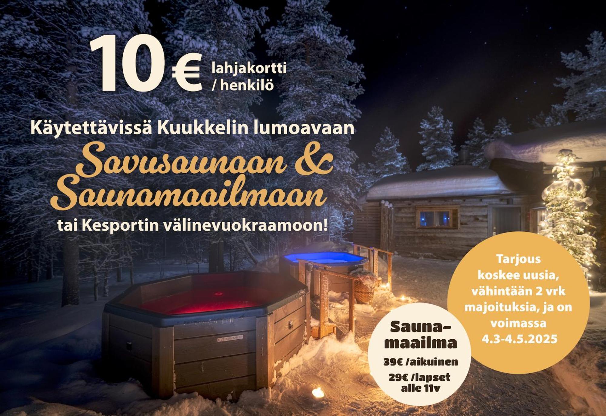 Kuukkeli Apartments Pikku-Hirvas Ja Porotokka Saariselkä Eksteriør billede